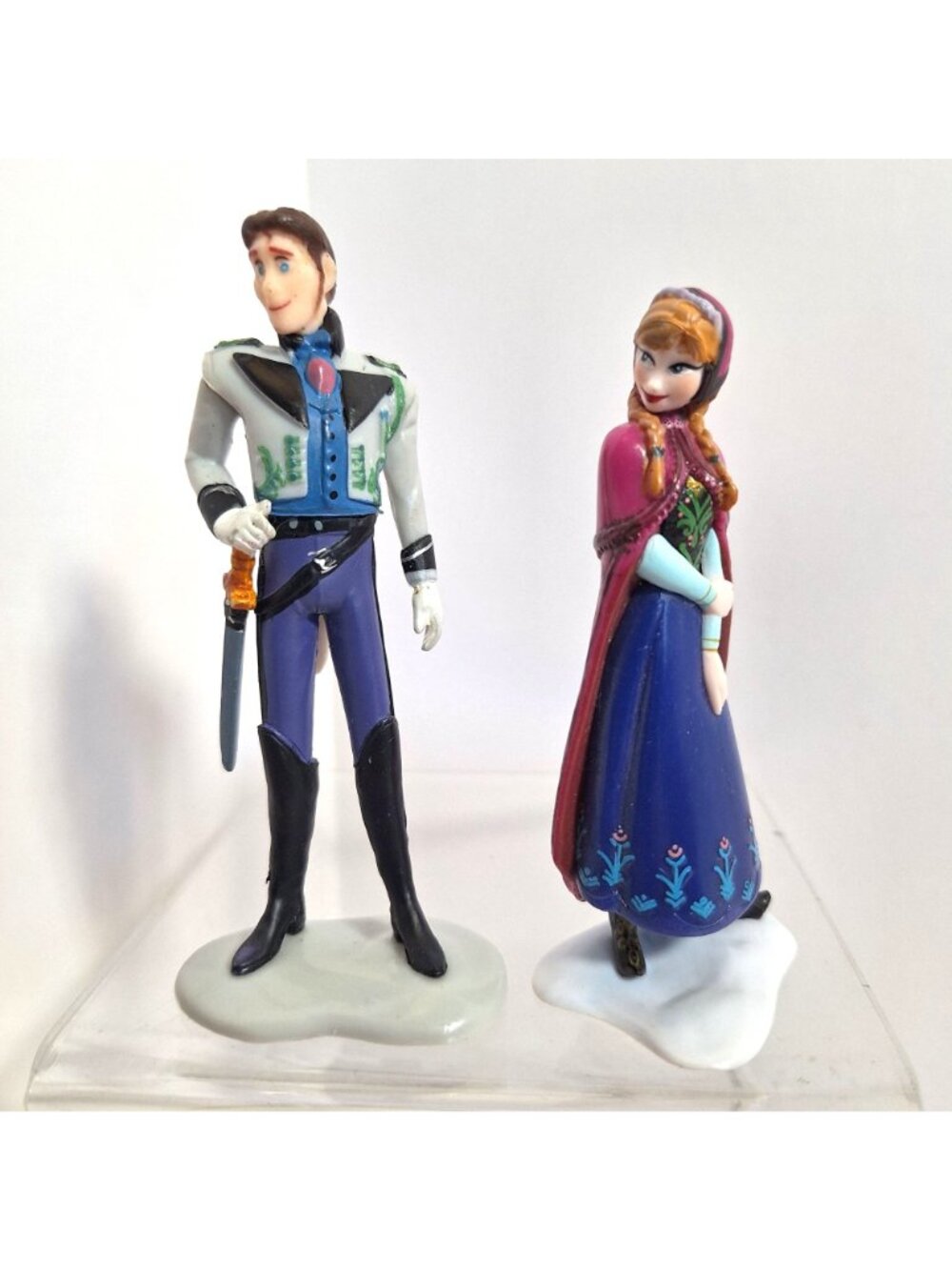 Disney Frozen Anna & Hans PVC Figures 3.5" Cake Toppers - Picture 2 of 8